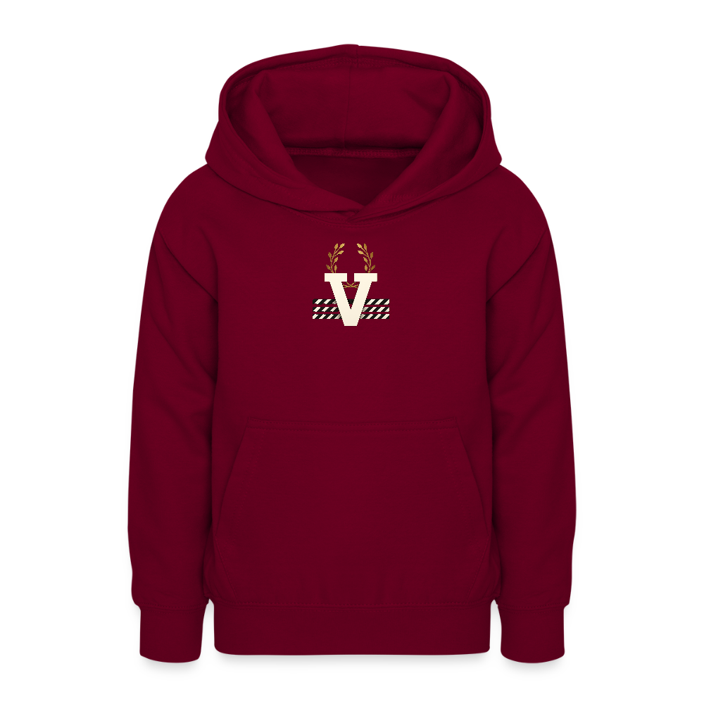Teenager Hoodie Nazzarener Backprint - Bordeaux