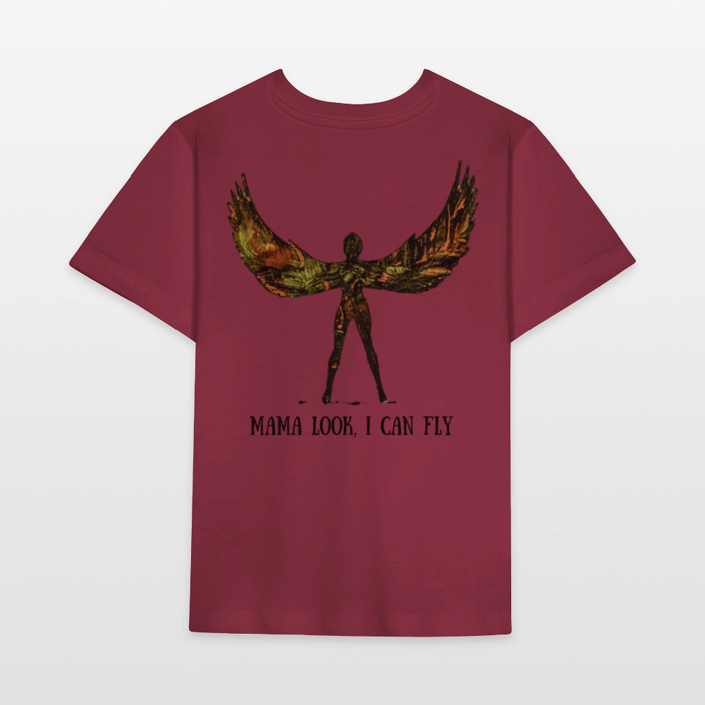 Unisex Kinder T-Shirt Light - Burgunderrot