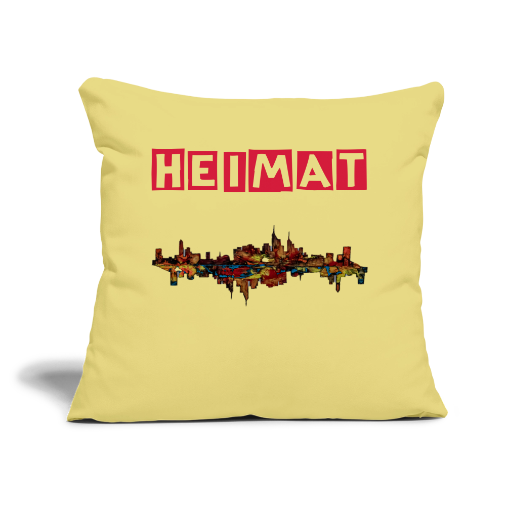 Sofakissenbezug 44 x 44 cm - Hellgelb