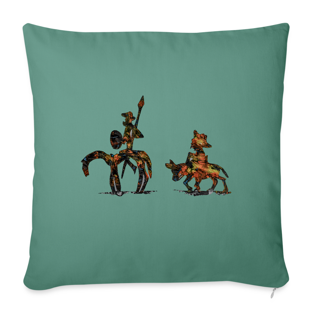 Sofakissen mit Füllung 44 x 44 cm - Tanngrün