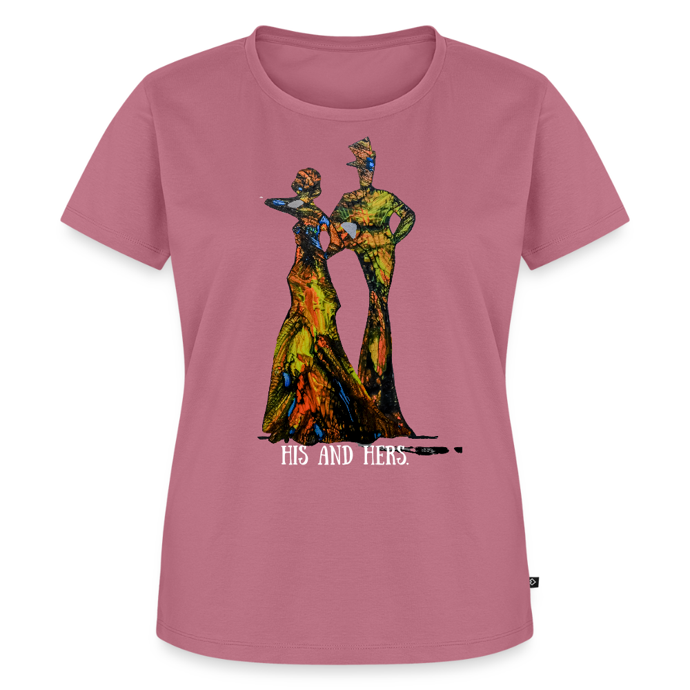 Frauen Premium T-Shirt Zylinder und Stella - Mauve