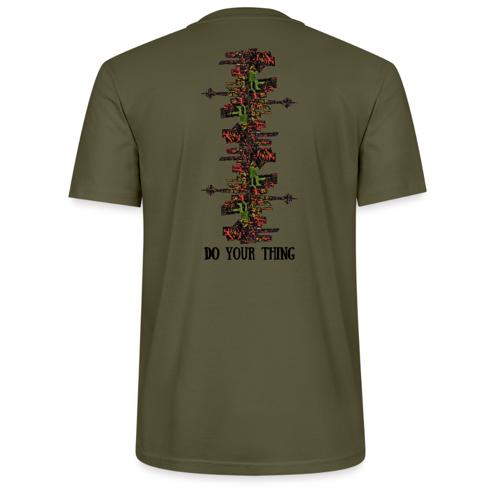 Unisex T-Shirt Düsseldorfer Skyline V.9 - Khaki