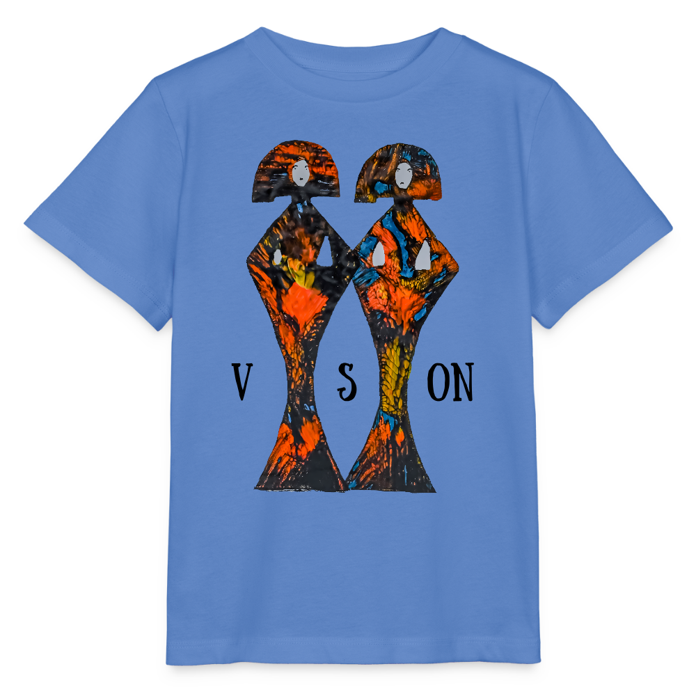 Unisex Kinder T-Shirt Geishas - Blau