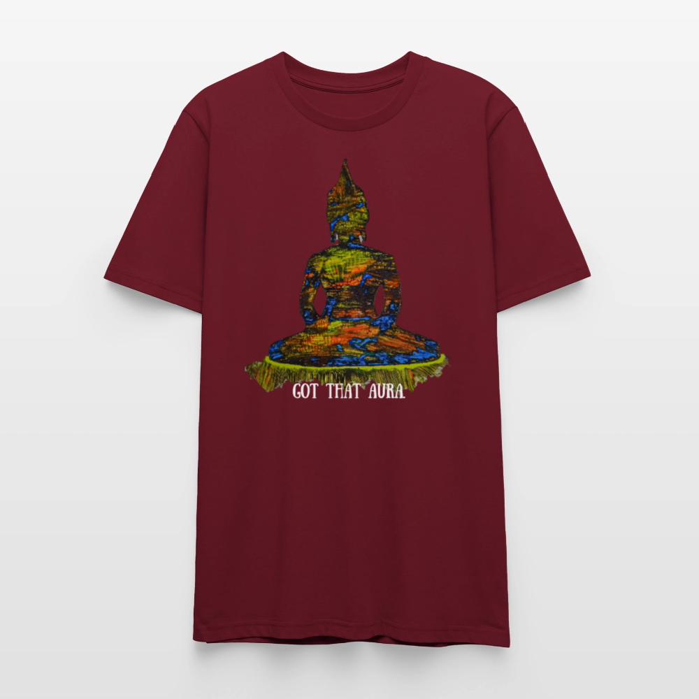 Unisex Premium T-Shirt Zirkulation - Burgunderrot