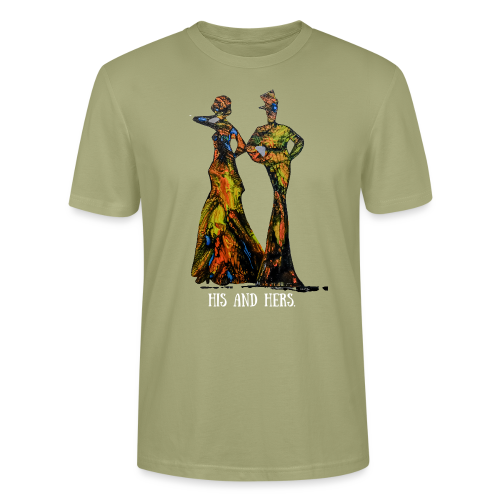 Unisex T-Shirt Zylinder und Stella - Nebelgrün