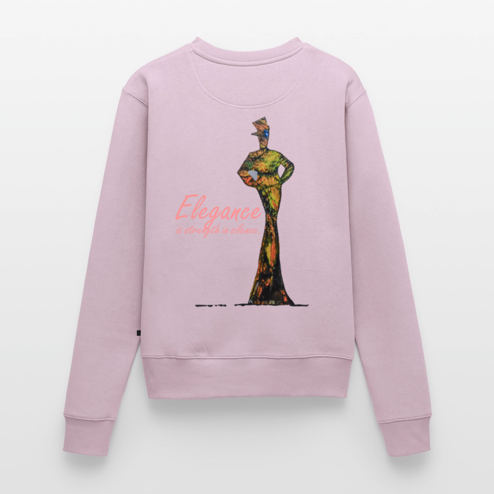 Frauen Pulli Elegance Backprint - Altrosa