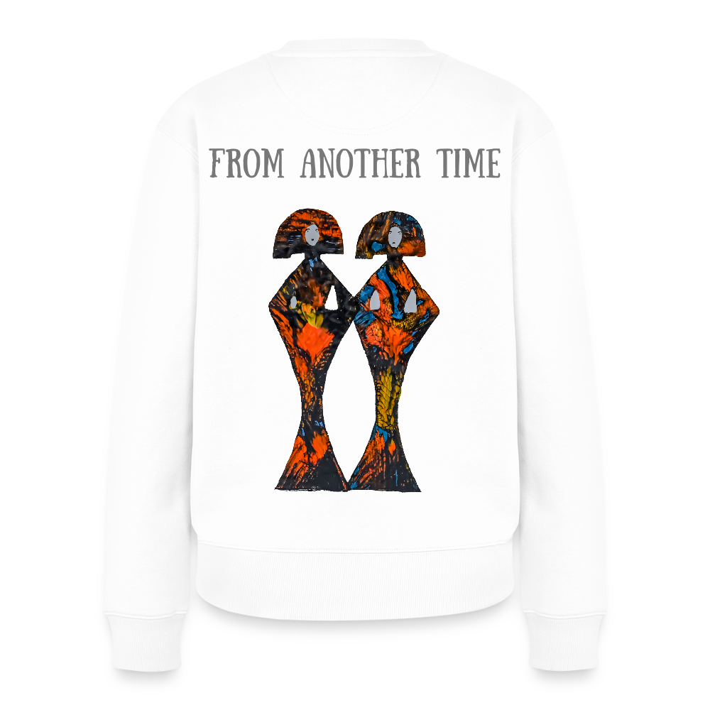 Frauen Pulli Geishas Backprint - Weiß