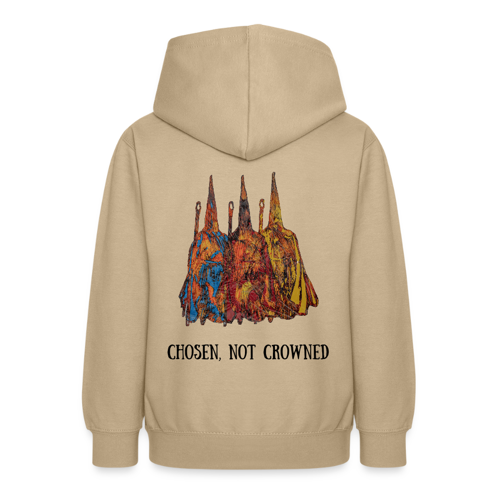 Teenager Hoodie Nazzarener Backprint - Sand