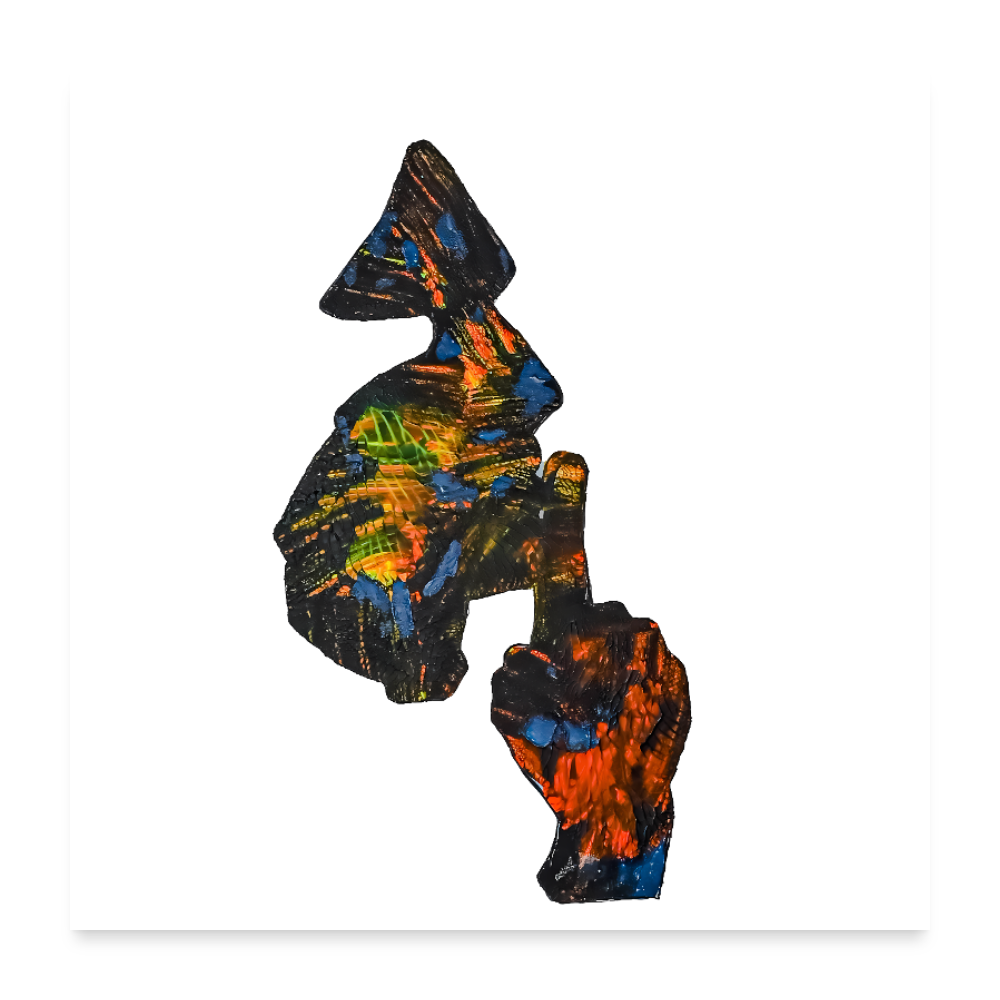 Poster Silencio - Weiß