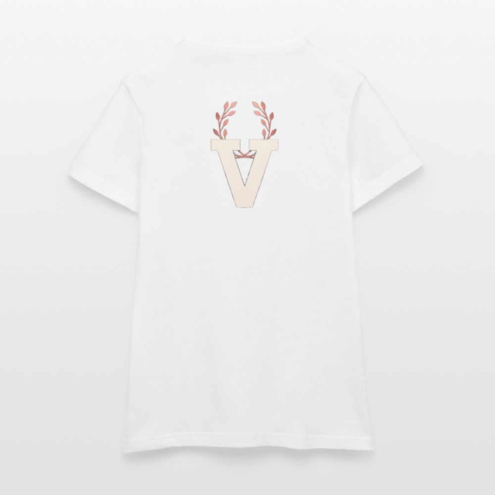 Frauen T-Shirt Düsseldorfer Skyline V.3 - Weiß