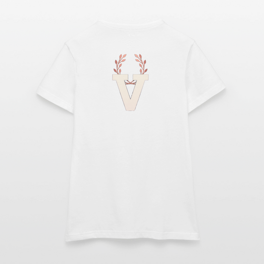 Frauen T-Shirt Düsseldorfer Skyline V.3 - Weiß