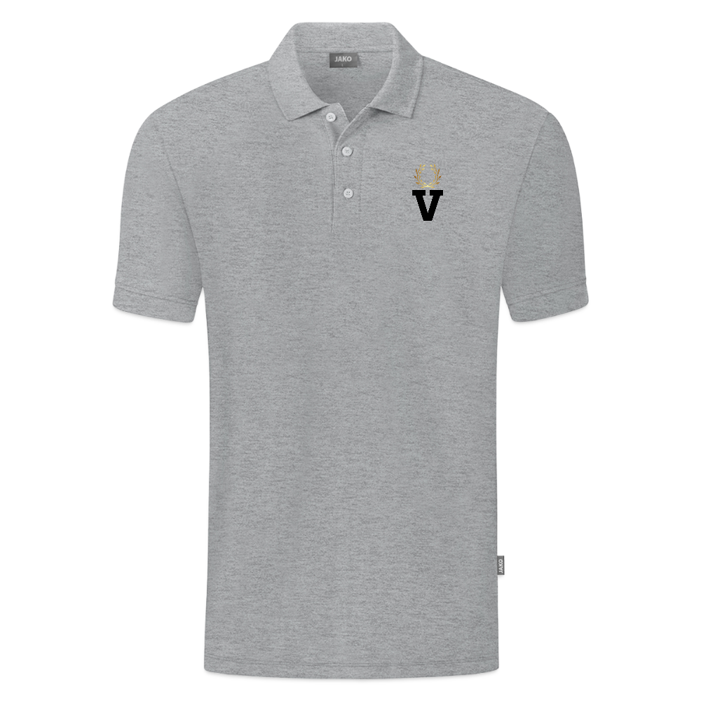 JAKO Teenager Polo Organic - Grau meliert