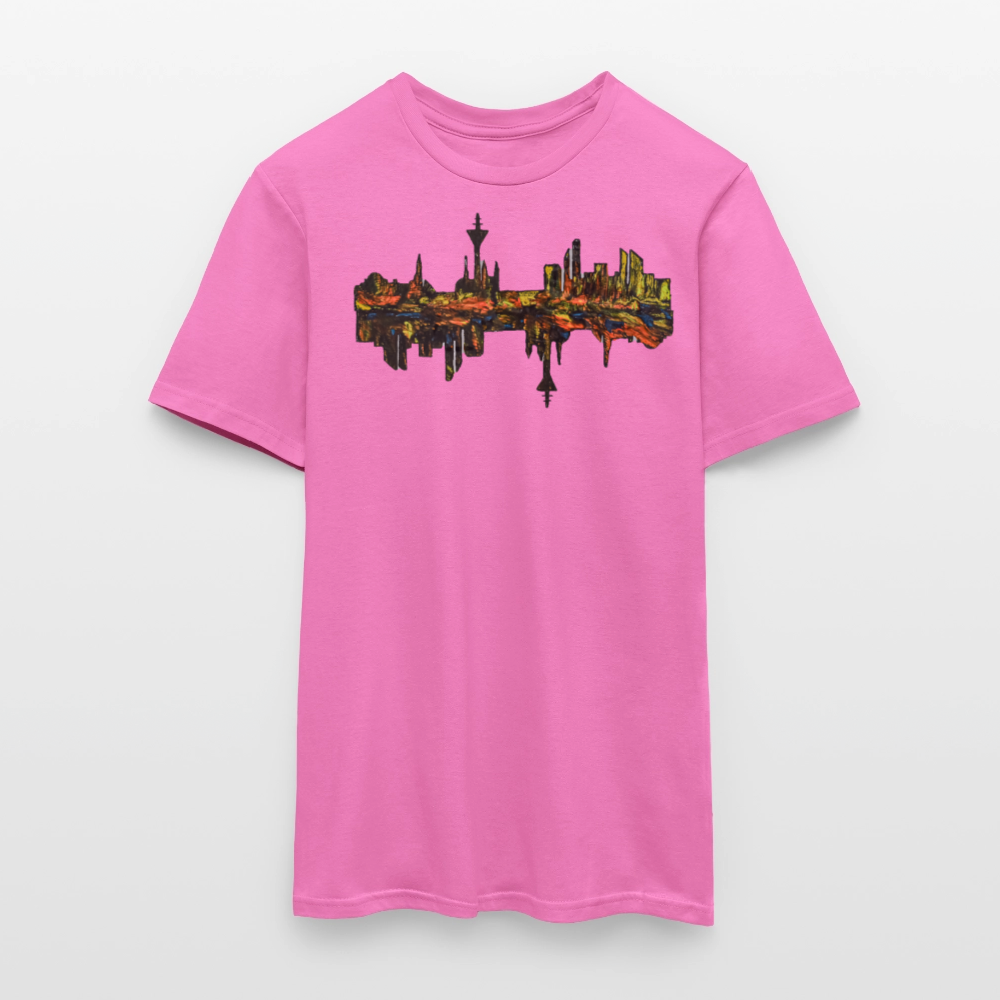Männer T-Shirt Düsseldorfer Skyline V.3 - Pink