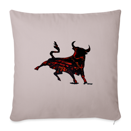 Sofakissen mit Füllung 44 x 44 cm - helles Taupe