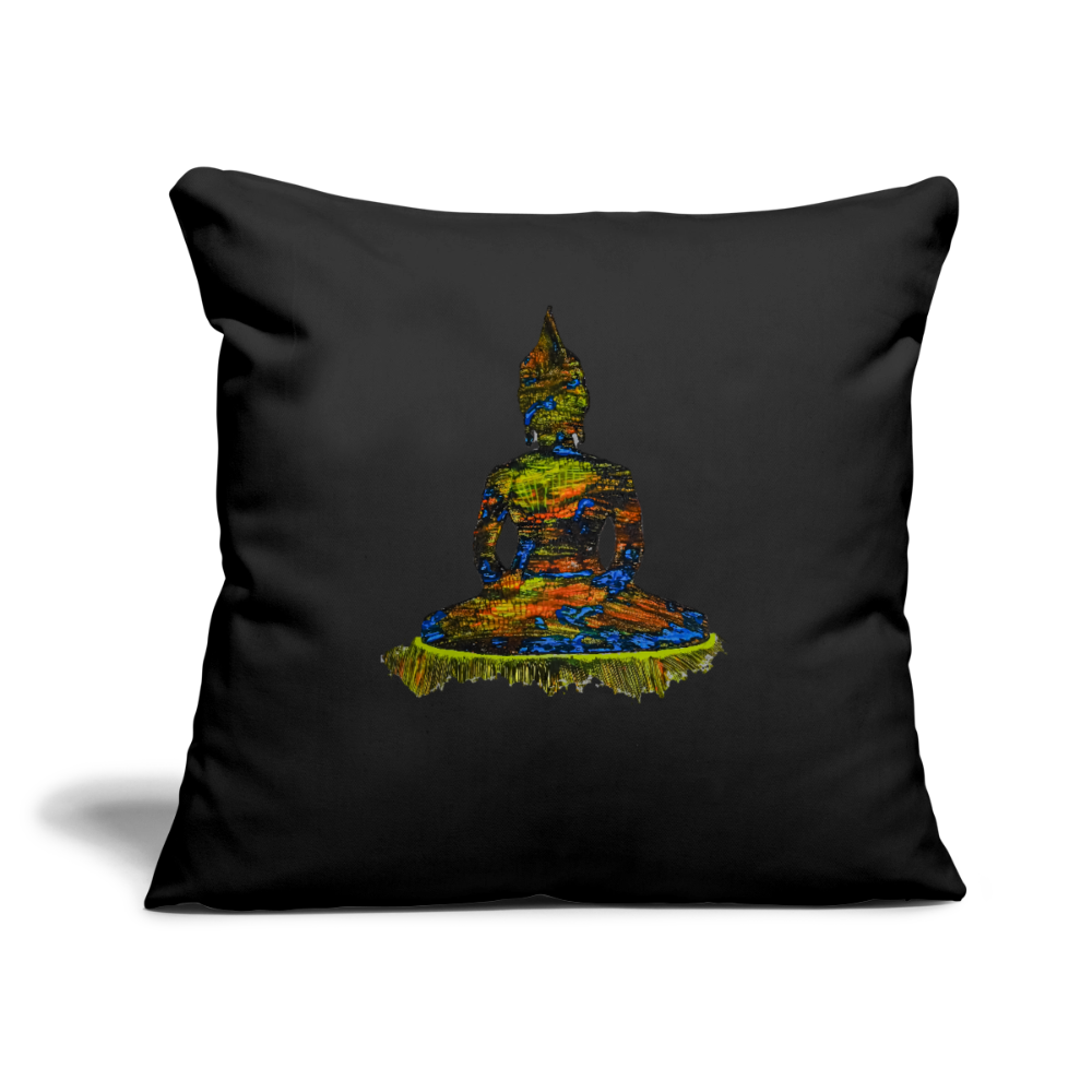 Sofakissen mit Füllung 44 x 44 cm - Schwarz