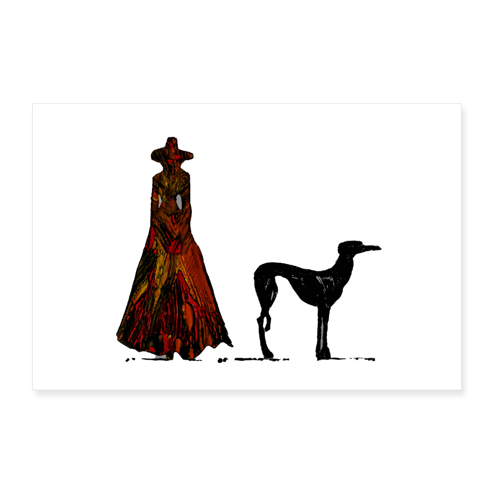 Poster 30x20 cm - Weiß