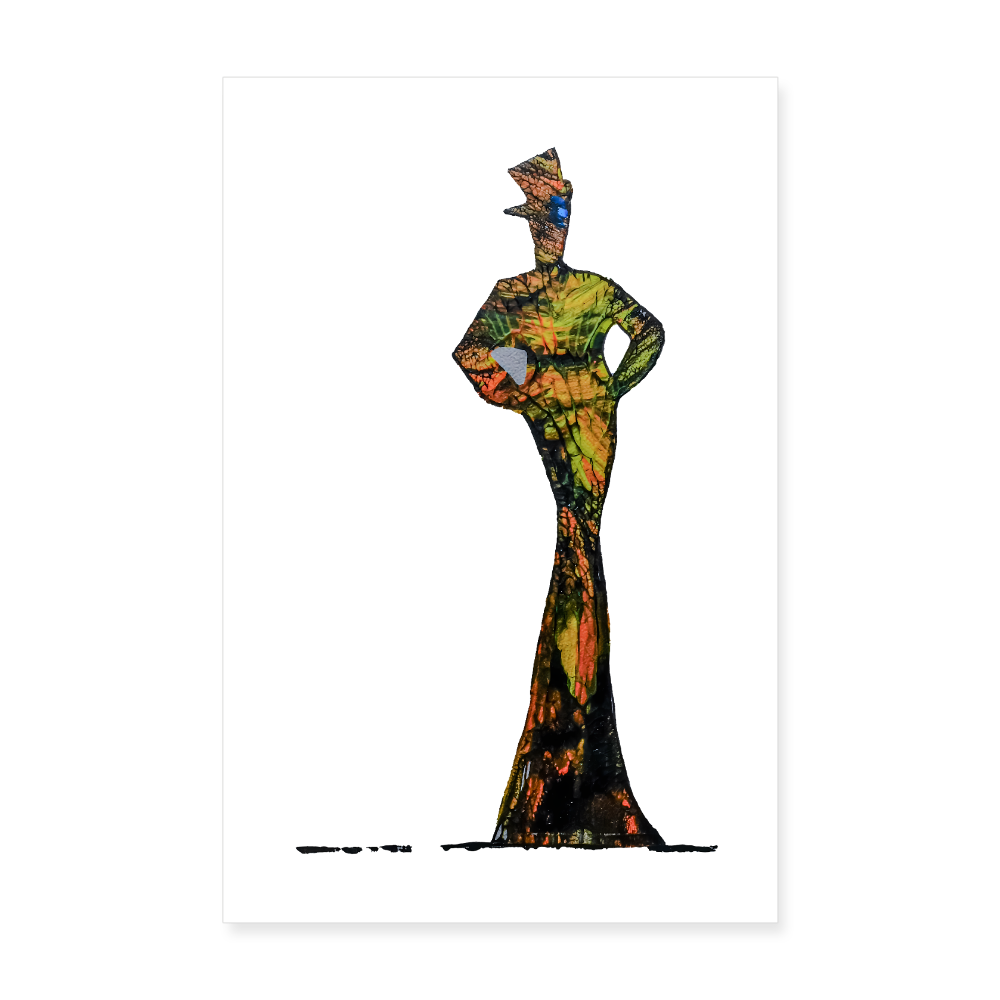 Poster 20x30 cm - Weiß