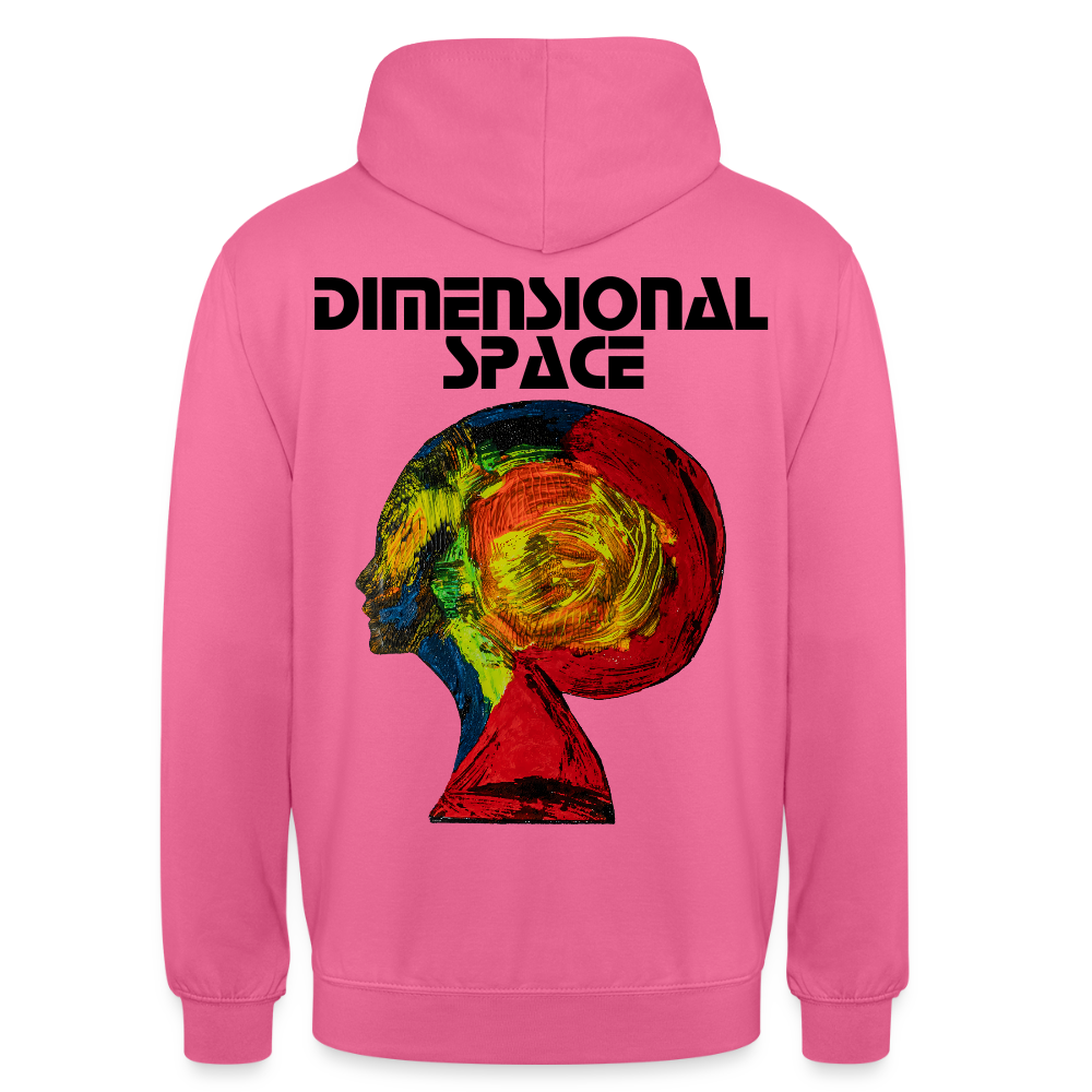 Unisex Hoodie Gaia Backprint - Pink