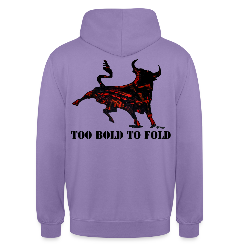 Unisex Hoodie Torro Backprint - Lavendel