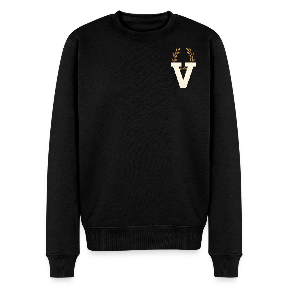 Männer Pulli Geishas Backprint - Schwarz