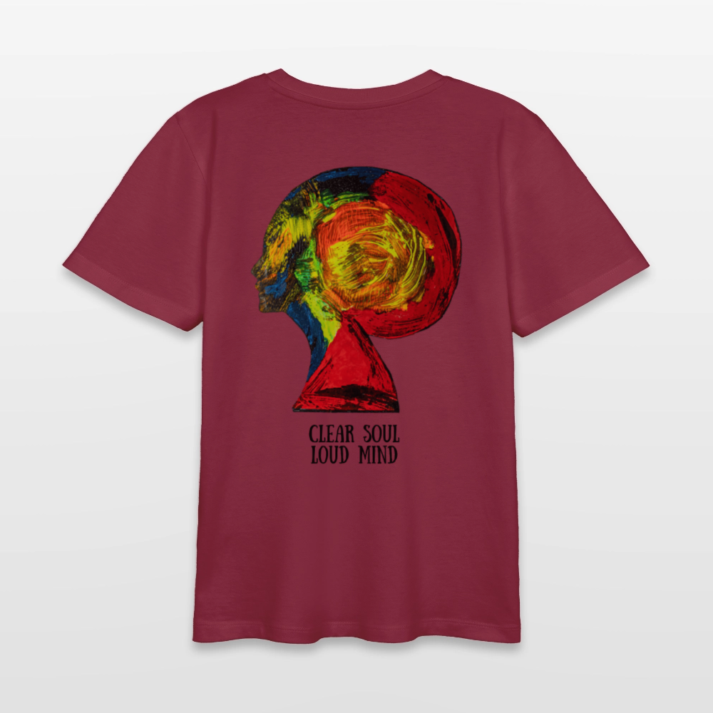 Unisex Teenager T-Shirt Gaia - Burgunderrot