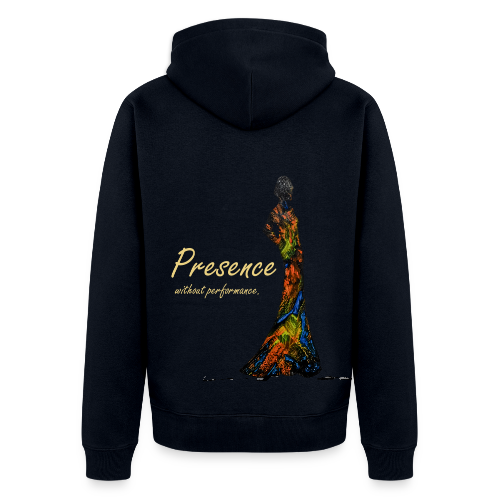 Männer Kapuzenjacke Presence Backprint - Navy