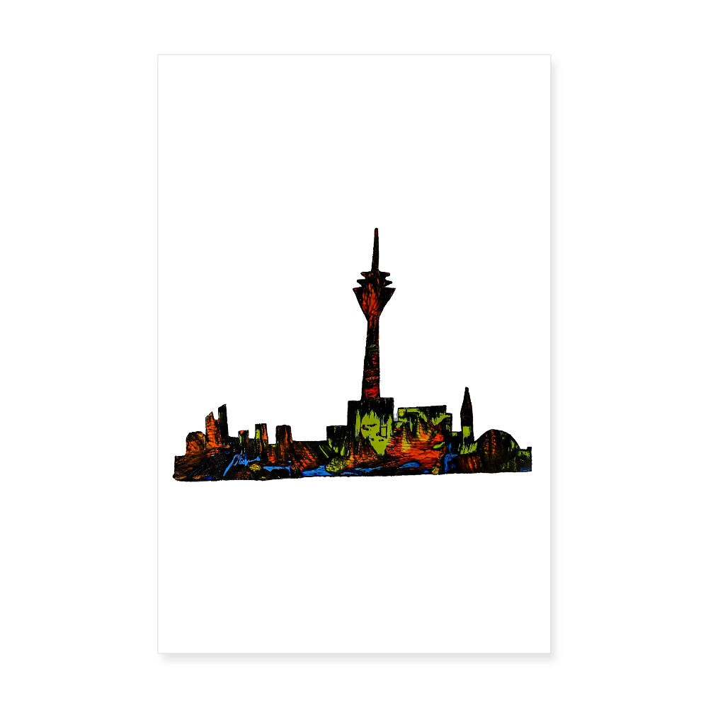 Poster 20x30 cm - Weiß