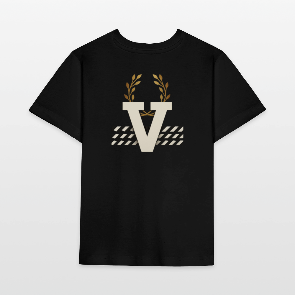 Unisex Kinder T-Shirt Düsseldorfer Skyline V.3 - Schwarz