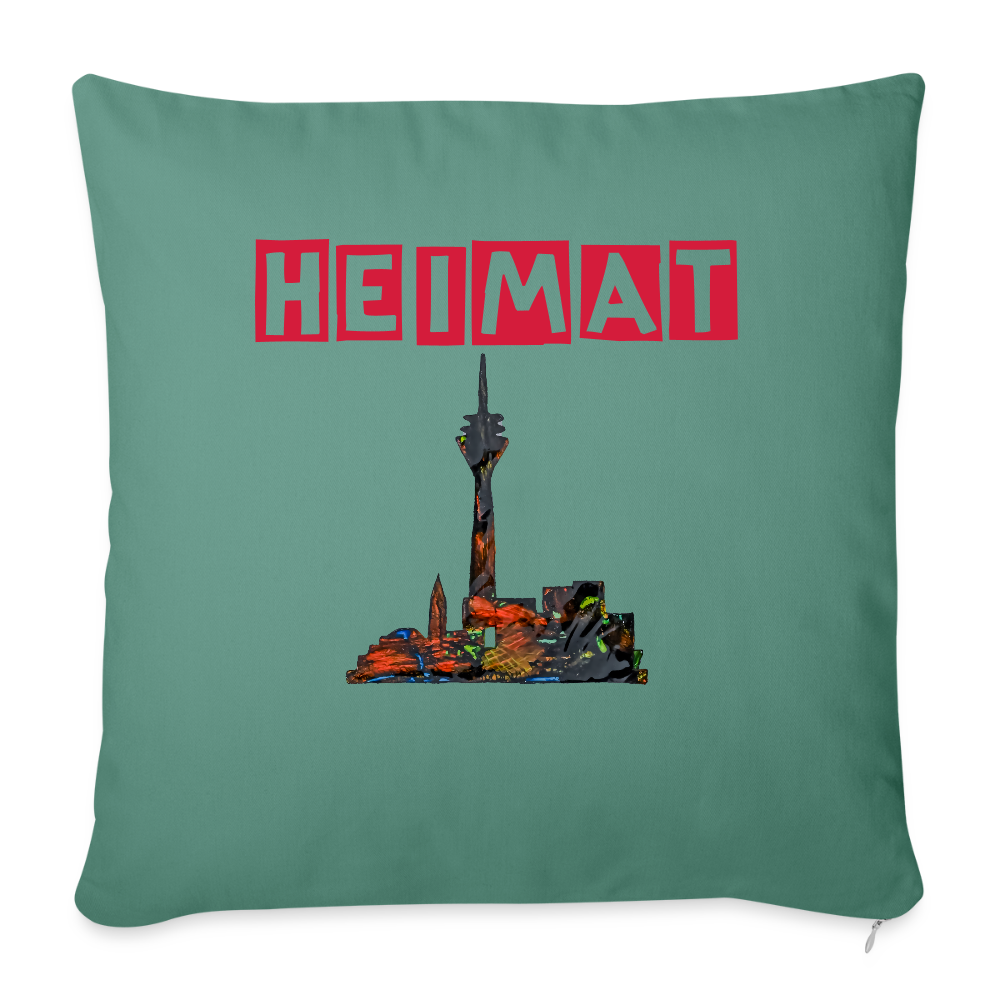 Sofakissen mit Füllung 44 x 44 cm - Tanngrün