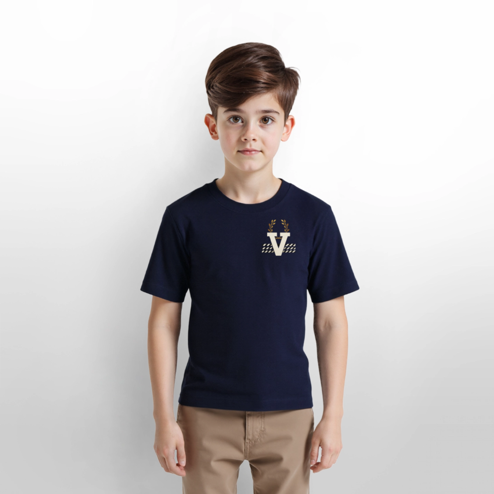 Unisex Kinder T-Shirt Lucy - Navy