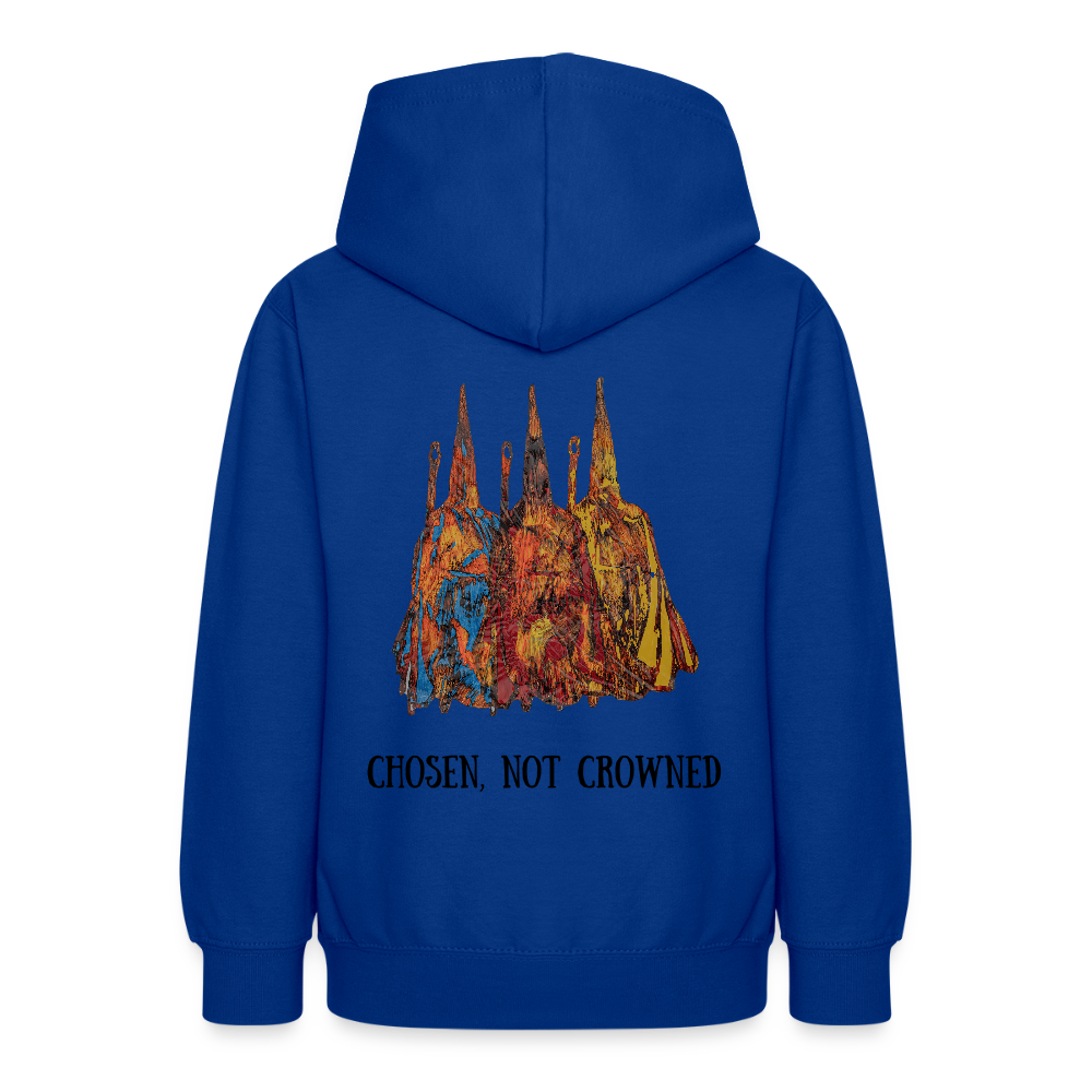 Teenager Hoodie Nazzarener Backprint - Royalblau