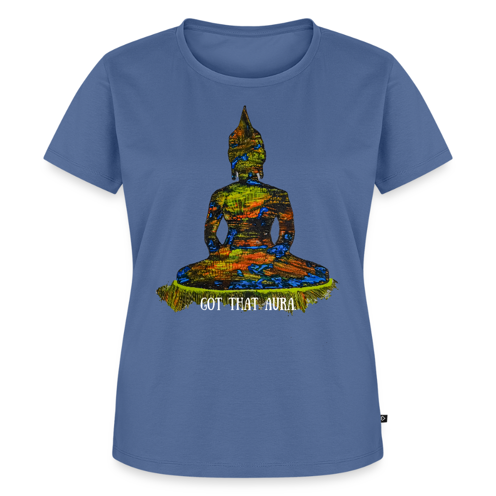 Frauen Premium T-Shirt Zirkulation - Taubenblau