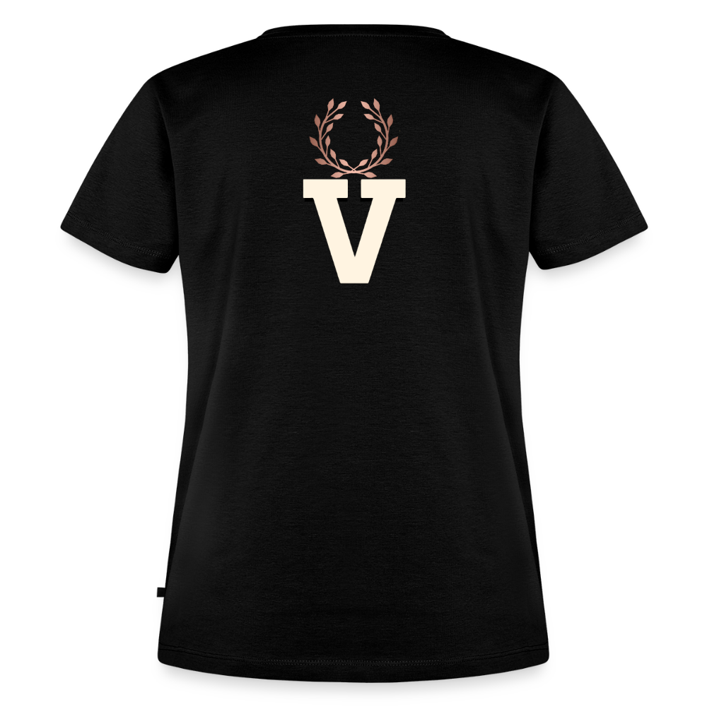 Frauen Premium T-Shirt Espejo - Schwarz