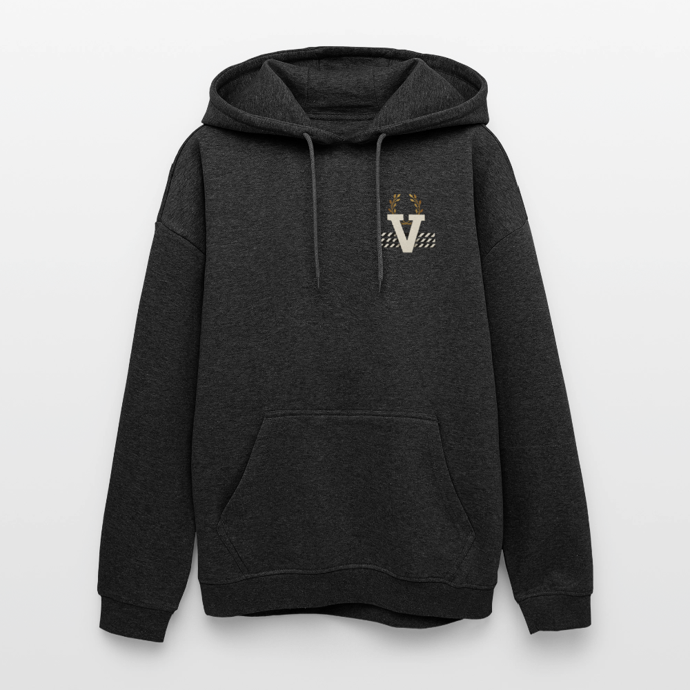 Oversized Unisex Hoodie Presence Backprint - Anthrazit