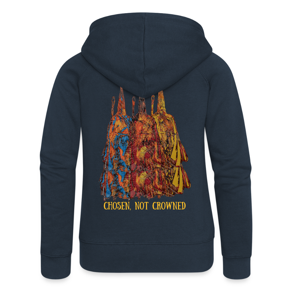 Frauen Kapuzenjacke Nazzarener Backprint - Navy