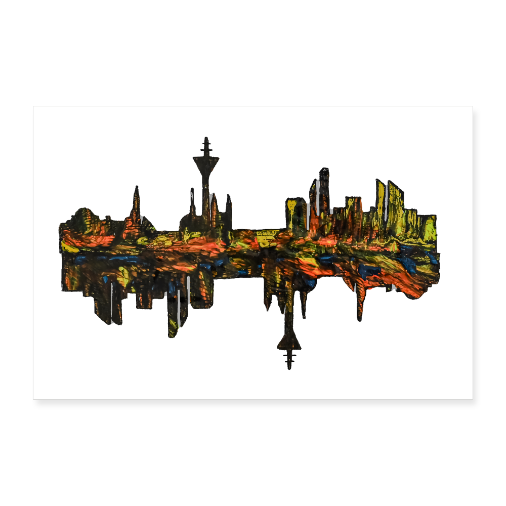 Poster 60x40 cm - Weiß