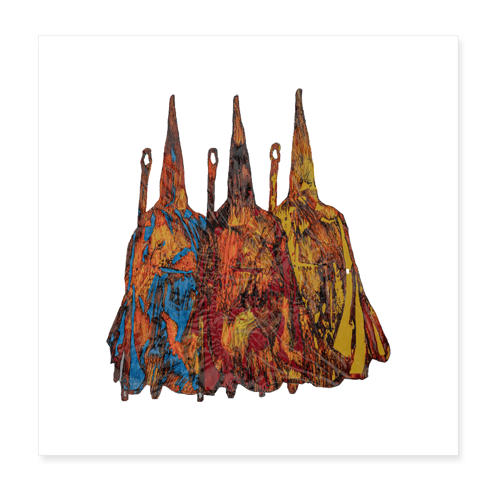 Poster 20x20 cm - Weiß