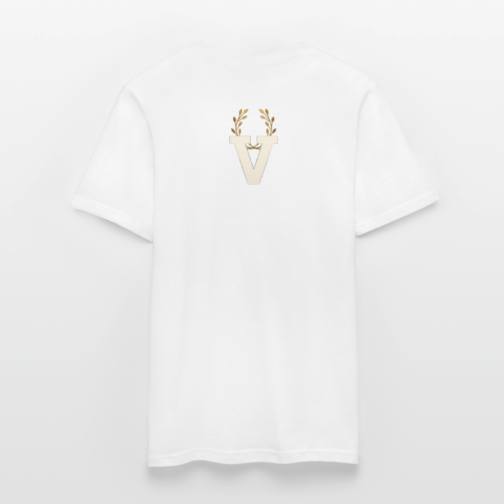 Männer T-Shirt Düsseldorfer Skyline V.9 - Weiß