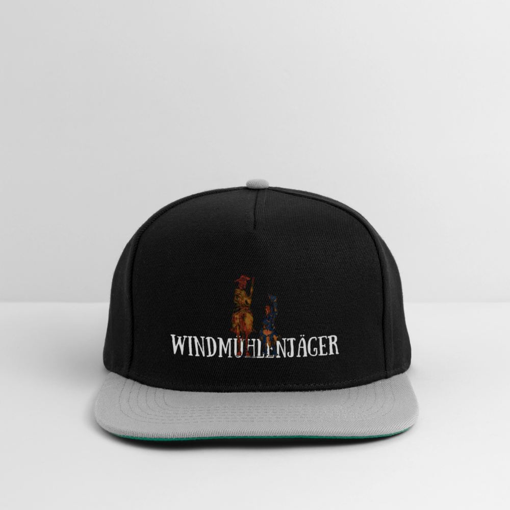 Snapback Cap - Schwarz/Grau