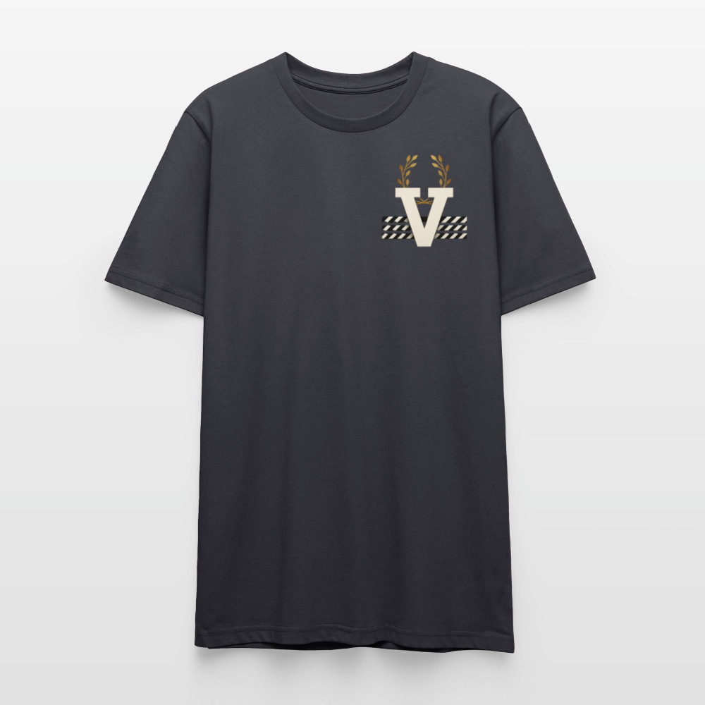 Unisex T-Shirt Düsseldorfer Skyline V.9 - Dunkles Graublau