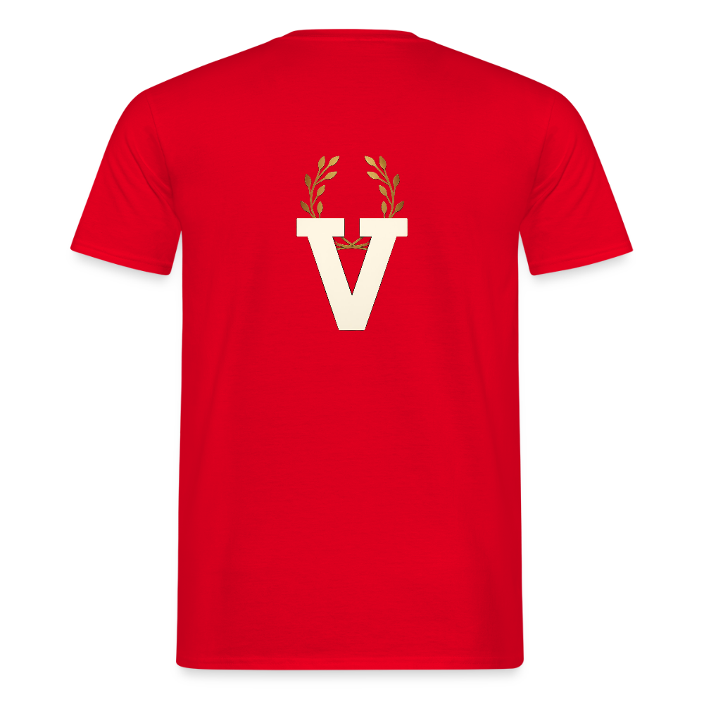 Männer T-Shirt Stille - Rot