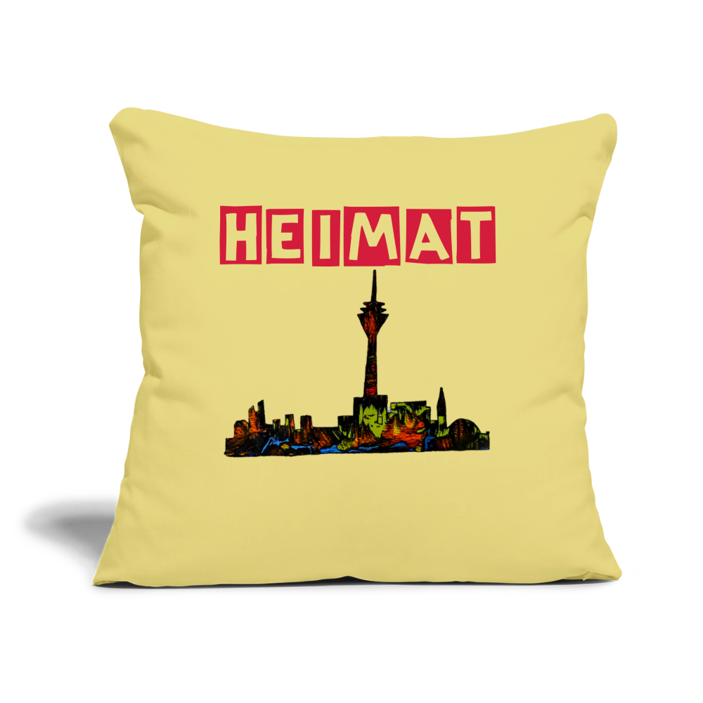 Sofakissen mit Füllung 44 x 44 cm - Hellgelb