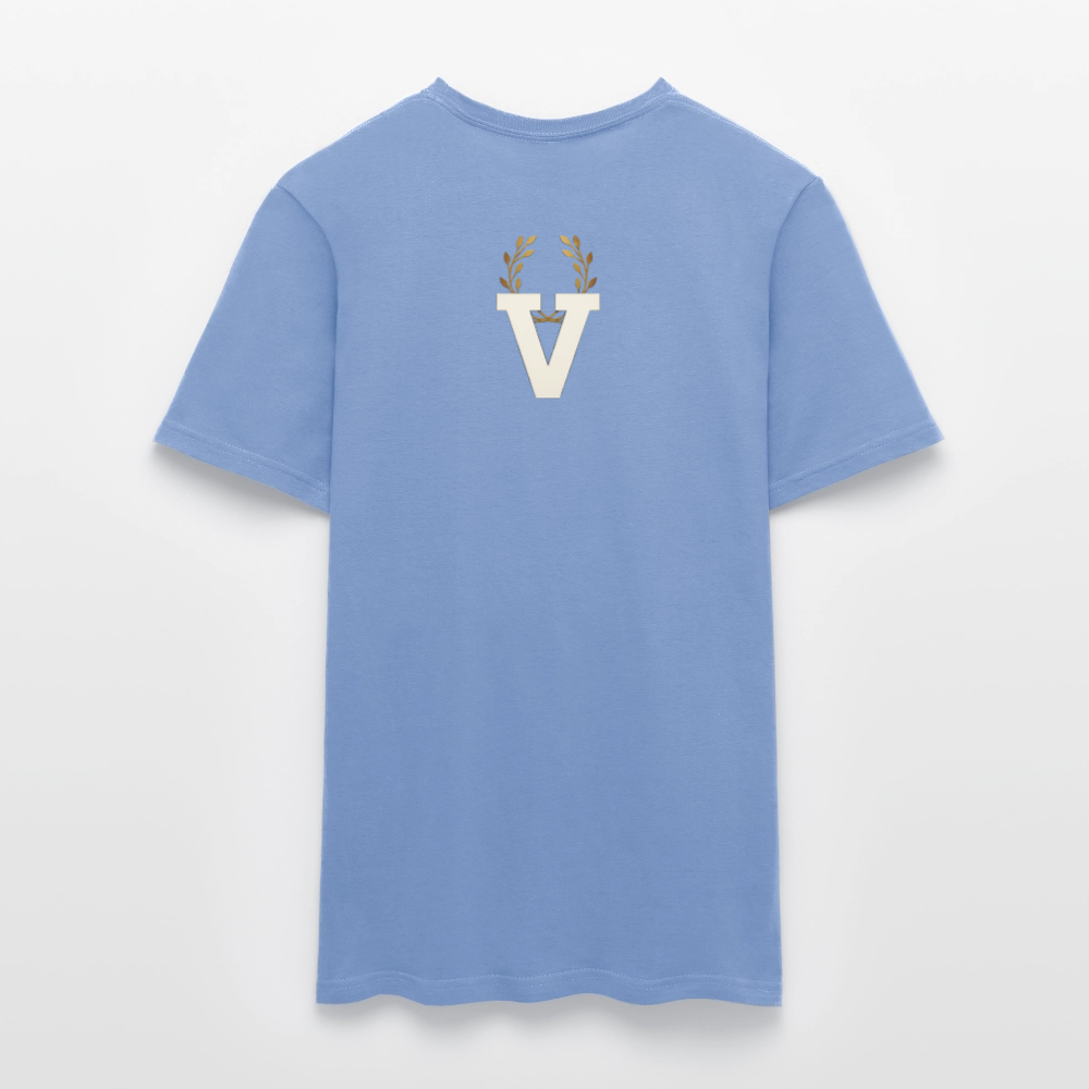 Männer T-Shirt Düsseldorfer Skyline V.9 - carolina blue