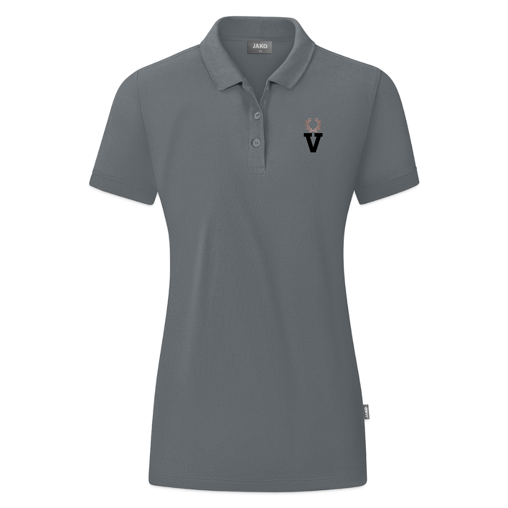 JAKO Frauen Polo Organic - Grau