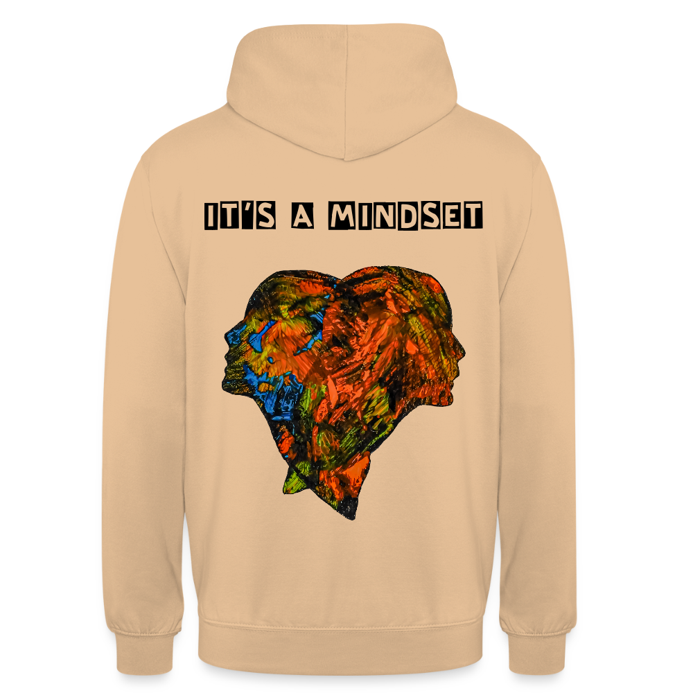 Unisex Hoodie Espejo Backprint - Pfirsich