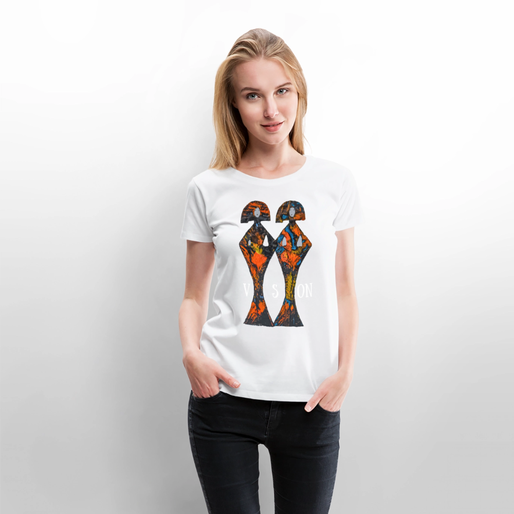 Frauen Premium T-Shirt Geishas - Weiß