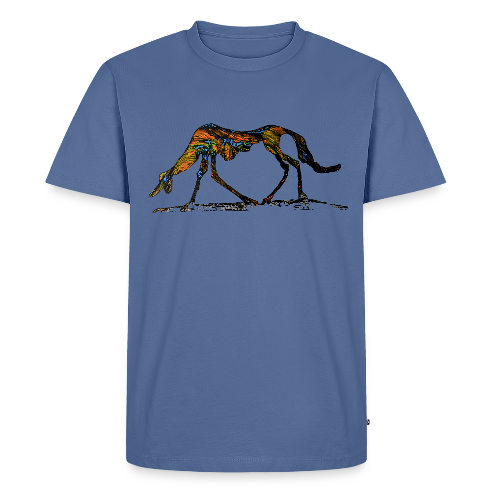 Männer Premium T-Shirt Lucy - Taubenblau