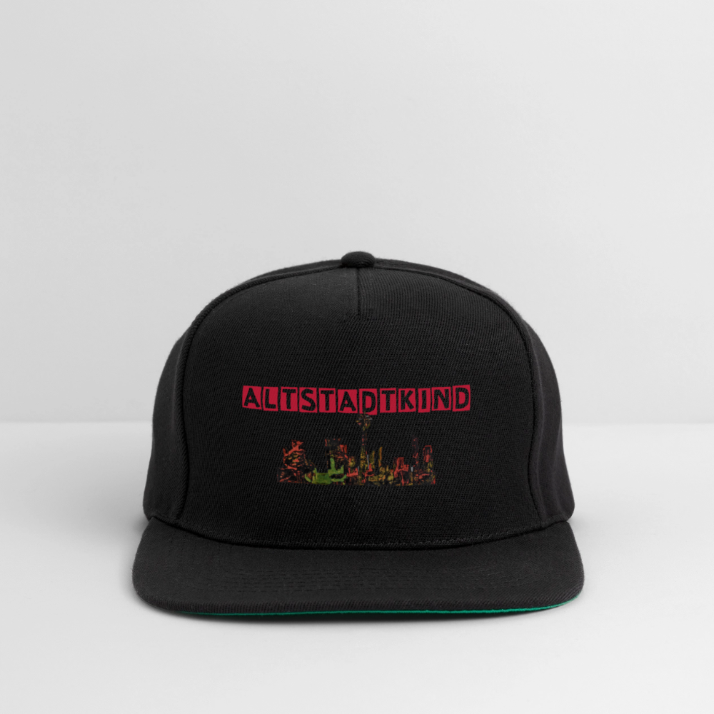 Snapback Cap - Schwarz/Schwarz