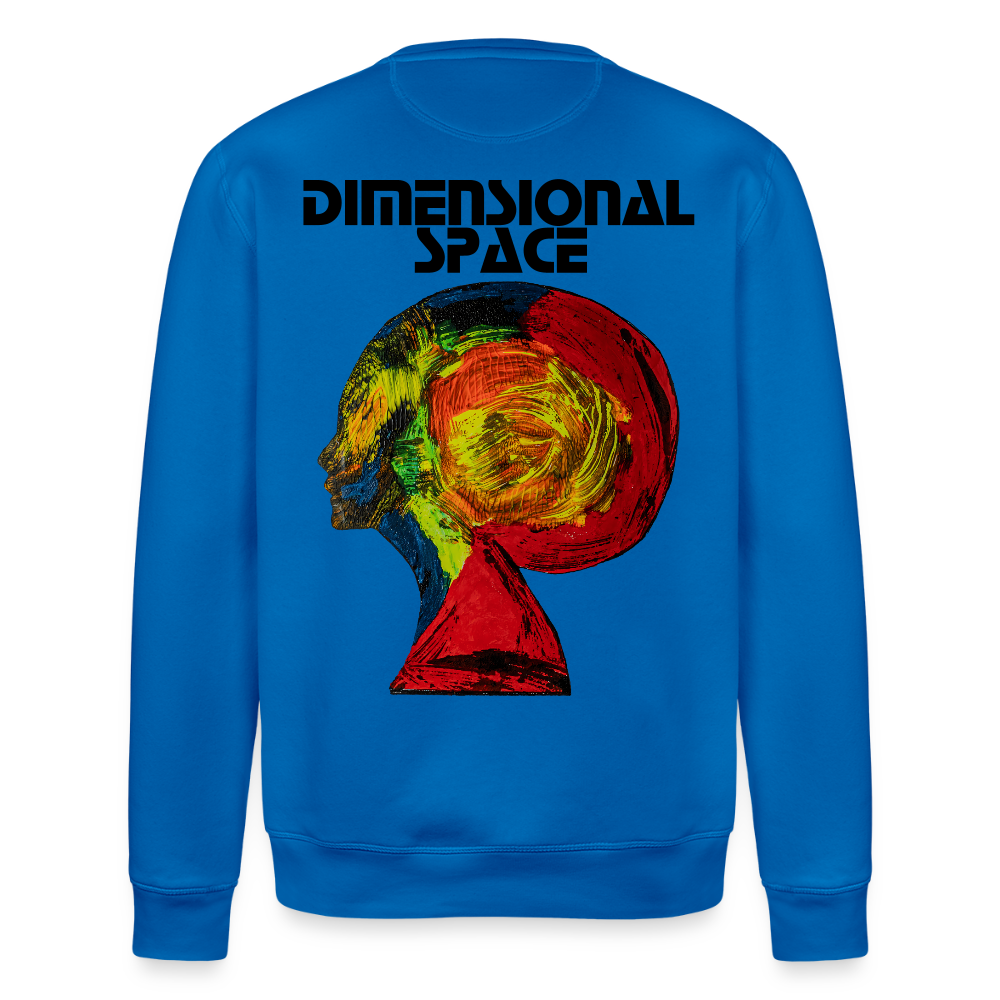 Unisex Bio Pulli Gaia Backprint - Königsblau