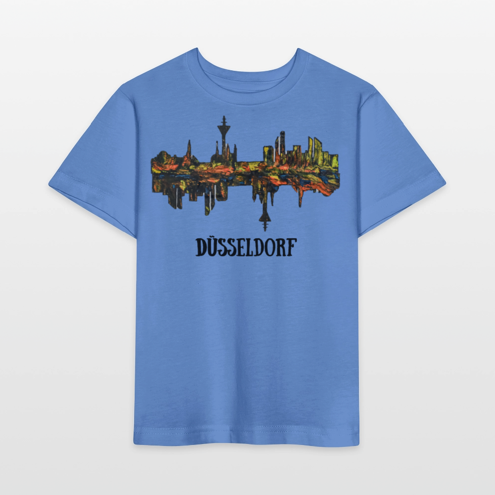 Unisex Kinder T-Shirt Düsseldorfer Skyline V.3 - Blau